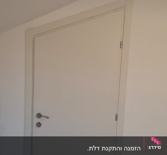 התקנת דלת פנים